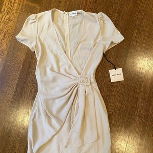 Superdown Dione Buckle Wrap Dress - Size XXS